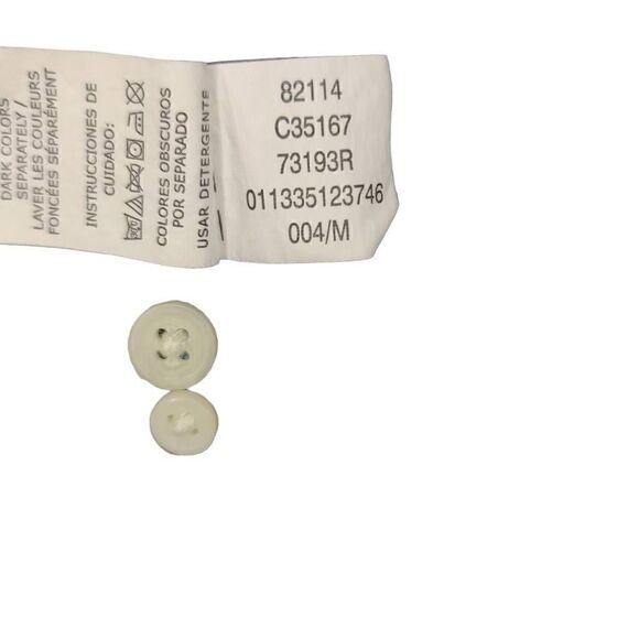 Chaps Surplus Men's Checkered Long Sleeve Button-Down Shirt Blue Medium - Picture 10 of 10